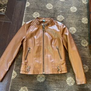 Vegan Leather Moto Jacket